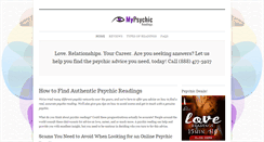 Desktop Screenshot of mypsychicreadings.org